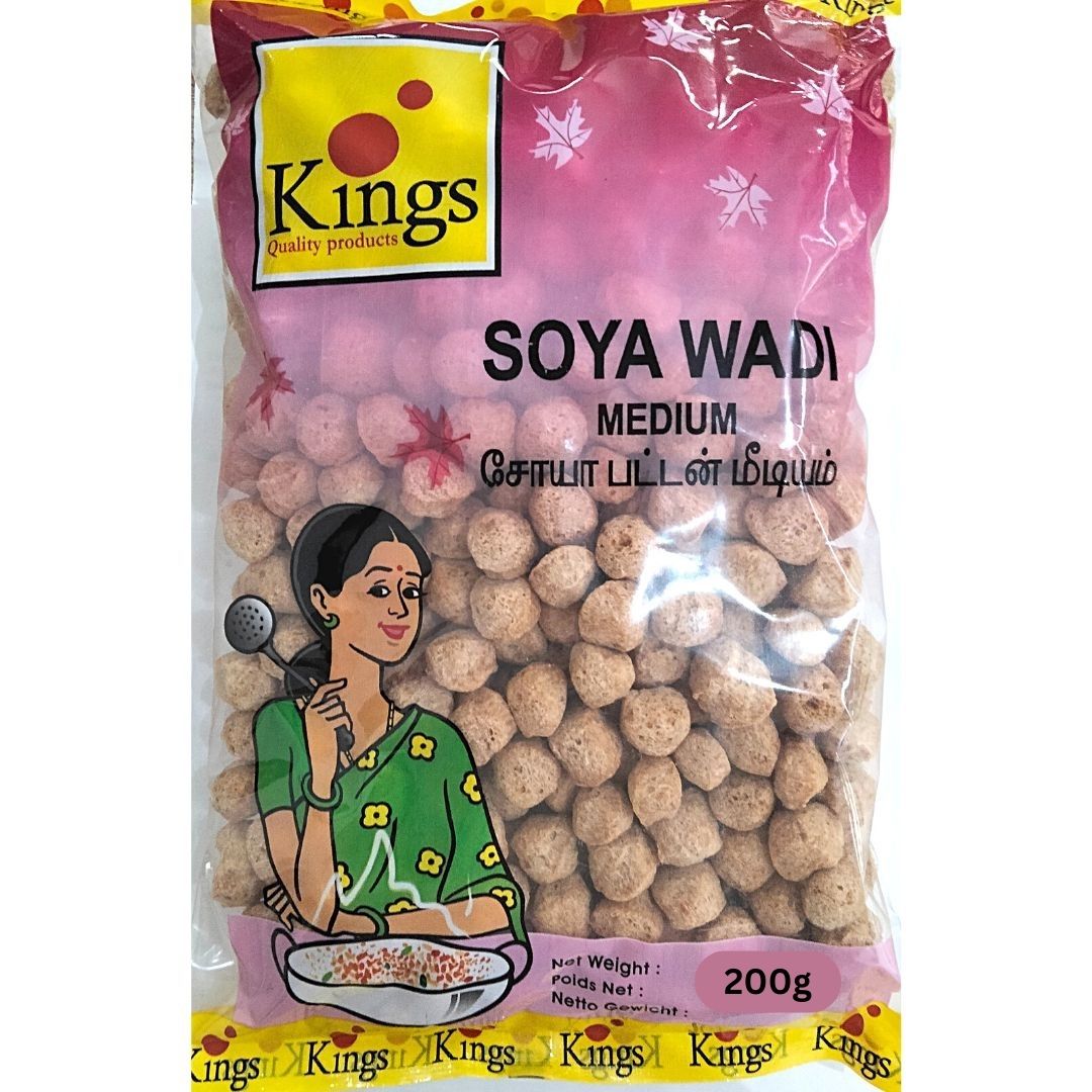 Extra Coarse Textured Soy | Soya Wadi (Chunks) 200g Kings