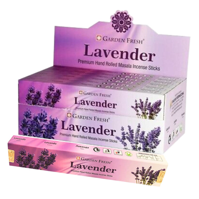 Incienso | Incense Stick Lavender (Masala Agarbatti ) 15g Garden Fresh