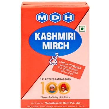 Chile De Cachemira en polvo | Red Chilli Powder | Kashmiri Mirch 100g MDH