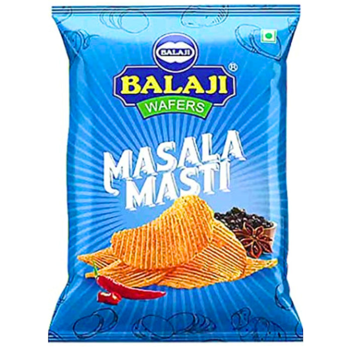 Aperitivos Patatas Fritas Sabor Masala | Potato Chips Masala Masti 150g Balaji