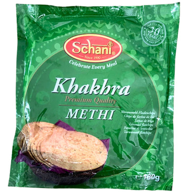 Aperitivos Khakhra | Khakhra Methi 180g Schani