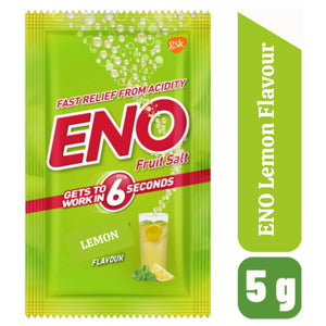 Sal de Frutas con sabor a limón | Fruit Salt 5g pouch (Lemon Flavour) ENO