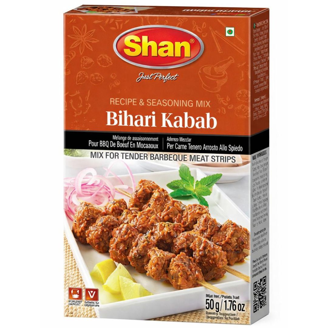 Especias para Bihari Kabab | Bihari Kabab BBQ Masala 50g Shan