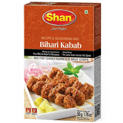 Especias para Bihari Kabab | Bihari Kabab BBQ Masala 50g Shan