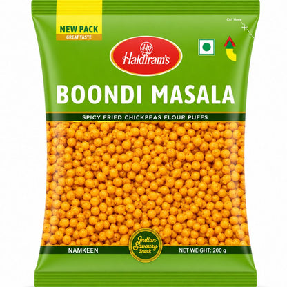 Aperitivos Boondi  para Raita | Boondi Masala for Raita 200g Haldiram