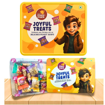 Dulce Turrón de Cacahuetes | Chikki Peanut Birthday Burfi Box 220g Manimark