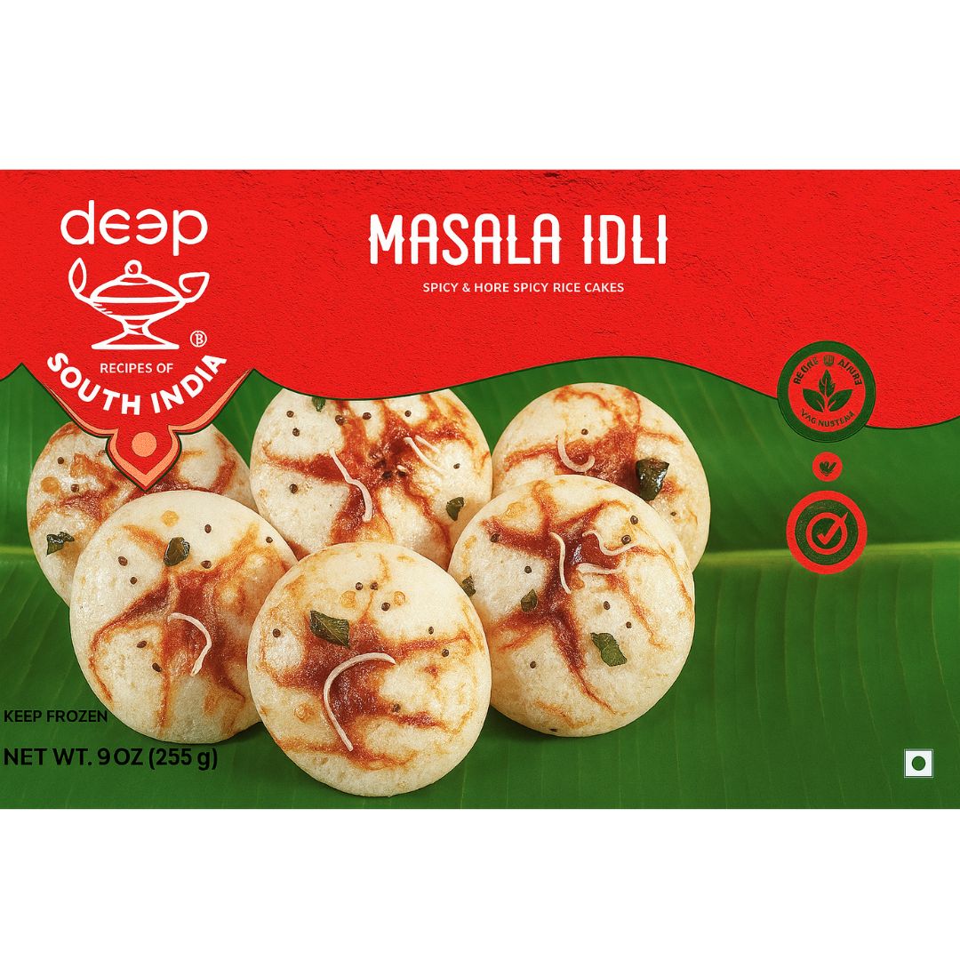 Masala Idli (pastelitos de arroz al vapor) | Masala Idli (Frozen) 255g/6pcs. Deep