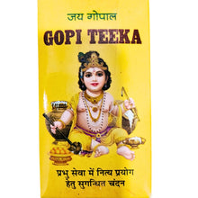 Load image into Gallery viewer, Sandalo Puro | Sandalwood Yellow Tika | Pure Gopi Chandan Tika (Yellow) 65g Jai Gopal