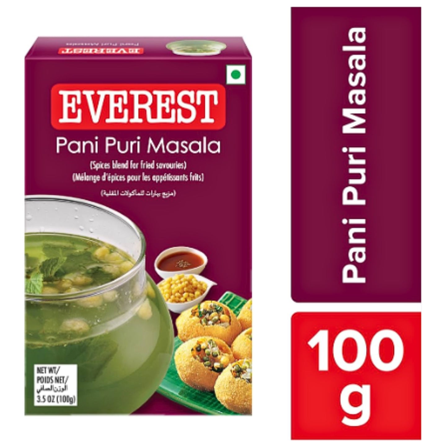 स्नैक मसाले | पानी पुरी मसाला 100 ग्राम एवरेस्ट