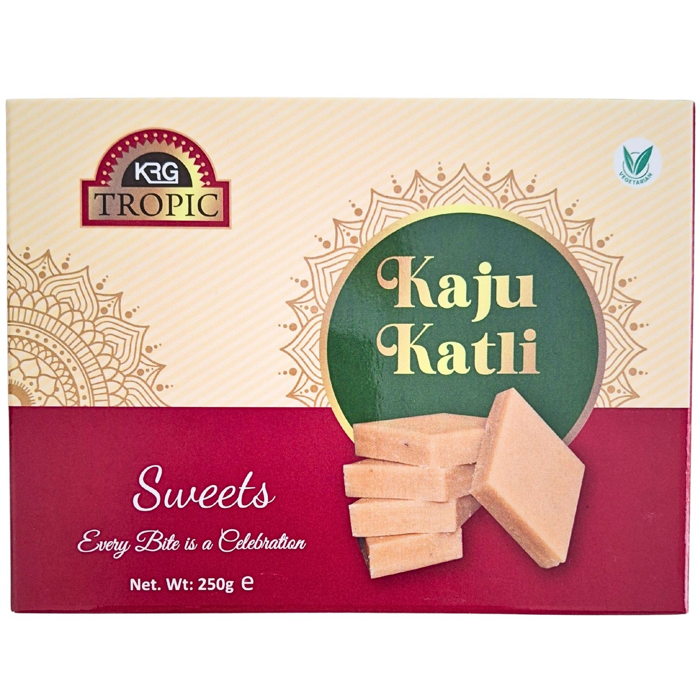 Dulce de Anacardo | Kaju Barfi | Kaju Katli 250g KRG