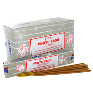 Incienso | Incense Stick White Sage (Masala Agarbatti ) 15g Satya