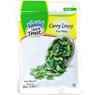 Hojas de Curry | Kari Patta | Curry Leaves 100g Frozen Vadilal