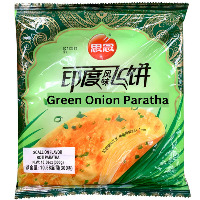 Pan relleno de Cebolla Verde con especias | Green Onion Paratha 300g G Synear