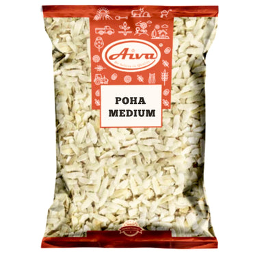 Copos de Arroz | Rice Flakes Medium | Poha Medium 1kg Aiva