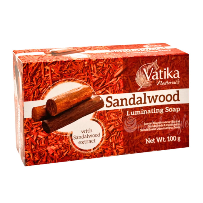 Jabón de sandalo I Sandalwood Soap 100g Vatika