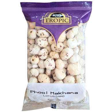 Semillas de Loto infladas | Popped Lotus Seeds | Phool Makhana 50g KRG