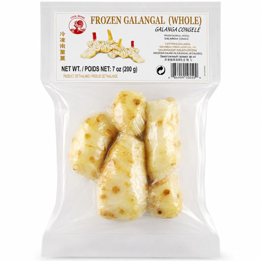 Raíces de galangal (Congelado) | Galangal Roots 200g Cock (Frozen)
