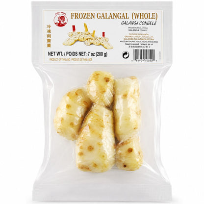 Raíces de galangal (Congelado) | Galangal Roots 200g Cock (Frozen)
