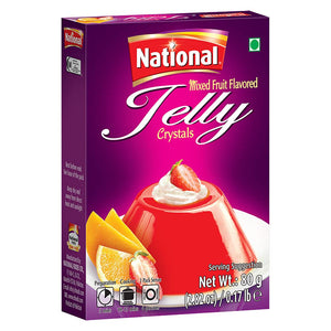 Gelatina de Fruta mezclada | Mixed Fruit Jelly Crystals 80g National