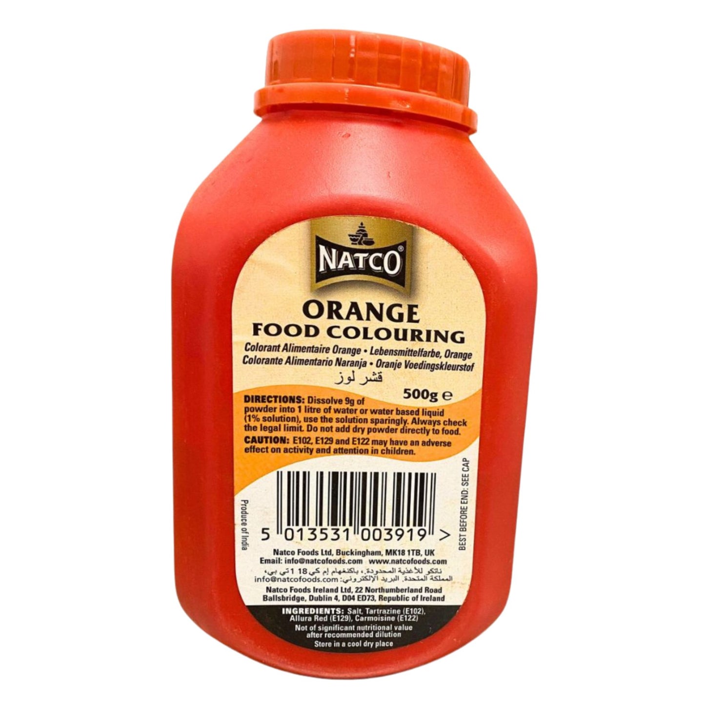 Orange Powder Colorant | Orange Food Color Powder 500g Natco