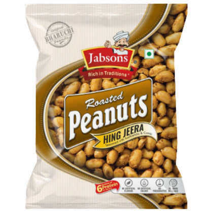 Aperitivos Cacahuetes | Hing Jeera Roasted Peanuts 140g Jabsons