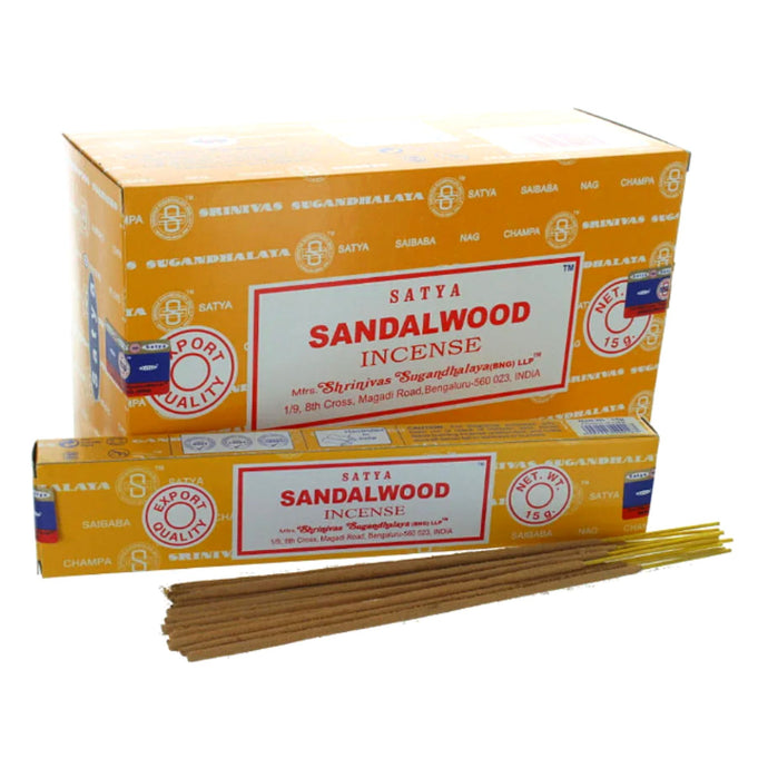 Incienso | Incense Stick Sandalwood (Masala Agarbatti ) 15g Satya