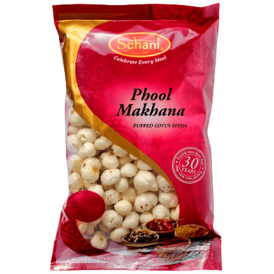 Semillas de Loto infladas | Popped Lotus Seeds | Phool Makhana 50g Schani