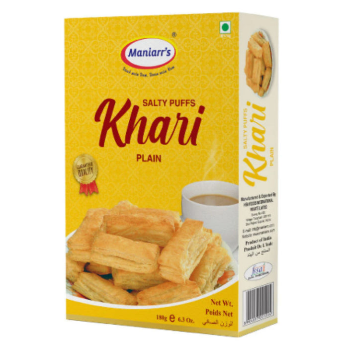 Pasteles salados de Hojaldre y Mantequilla | Khari Puff (Biscuits) Maska 200g Maniarr's