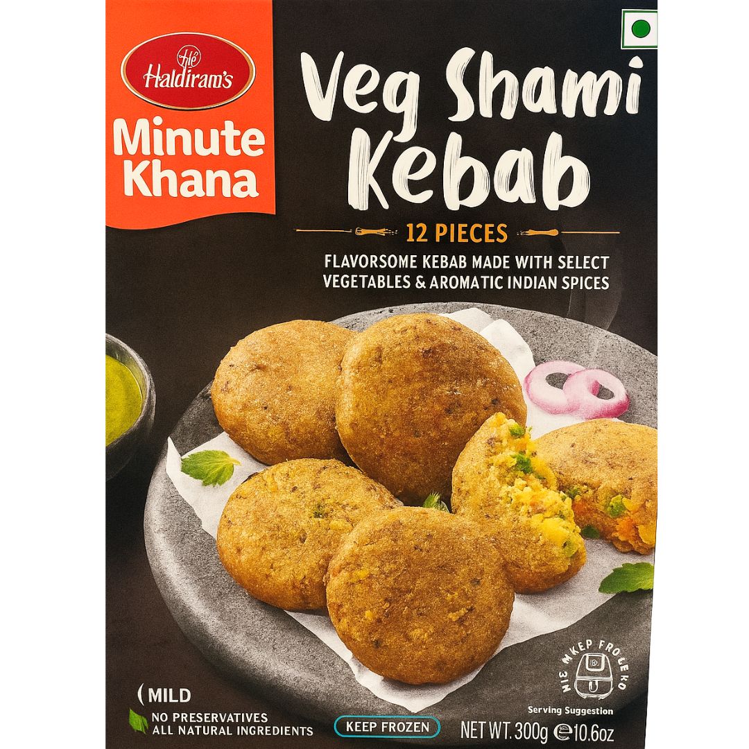 Kebab Verde Vegetariano | Veg Shami Kebab 300g/12pcs. Haldiram