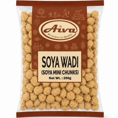 Soja Texturizada extra gruesa | Mini Soya Chunks 250g Aiva