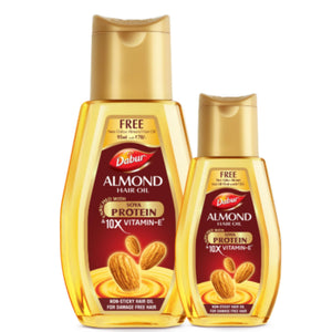 Aceite de Almendras | Almond Oil 190ml + Free Almond Oil of 90ml Dabur