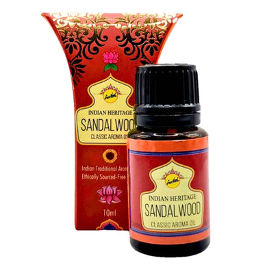 Aceite aromático sandalo | Sandalwood Fragrance Oil 10ml Indian Heritage