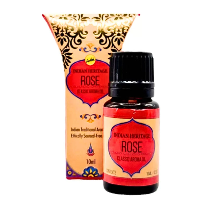 Aceite aromático Rosa | Rose Fragrance Oil 10ml Indian Heritage