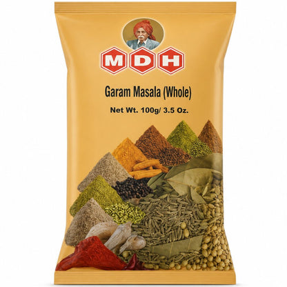 Mezcla de Especias enteras "Garam Masala"| Garam Masala Whole 100g MDH