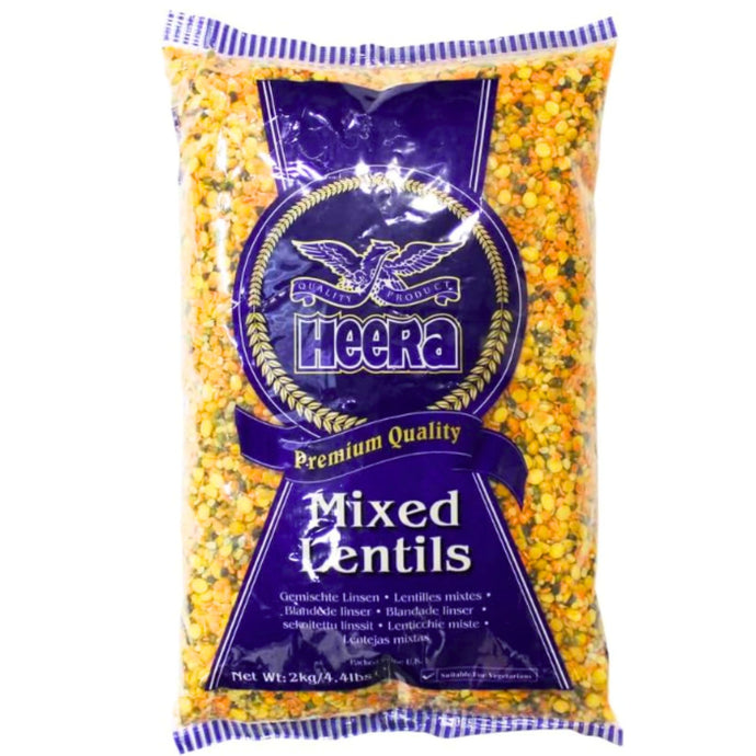 Lentejas mixtas | Mixed Dal 2kg Heera