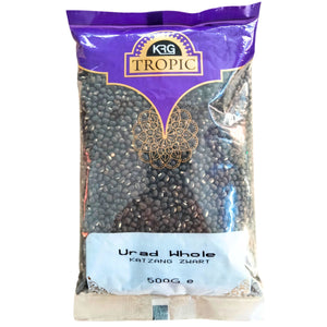 Frijol negro (Vigna mungo) | Whole Urid Beans 500g KRG