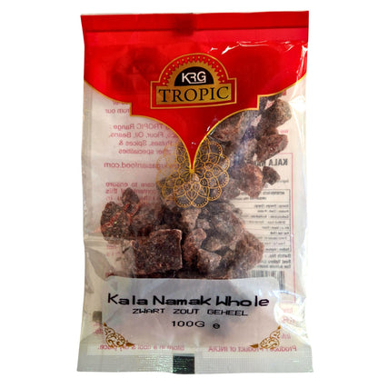Sal Negra Entera | Whole Black Salt | Kala Namak Whole 100g KRG