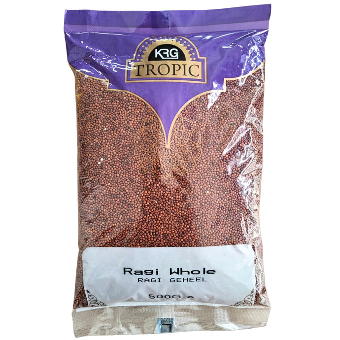 Mijo de dedo (Africano) | Finger Millet Coarse | Ragi Whole 500g KRG