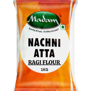 Harina de Mijo Africano | Finger millet flour | Ragi Flour (Nachni Atta) 1kg Madam