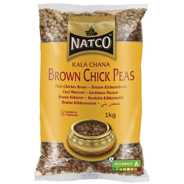 Black Chickpeas | Brown Chickpeas | Kala Chana 1kg Natco
