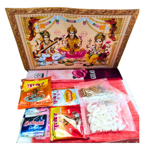 Caja de cosas Pooja | Pooja Samagri Kit