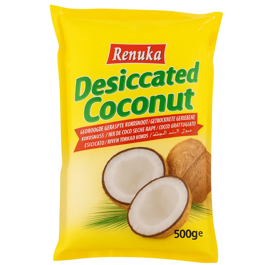 Coco Rallado | Desiccated Coconut Grated 500g Renuka