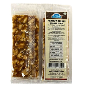 Dulce Turrón de Cacahuetes | Chikki Peanut Gajak 30g KRG