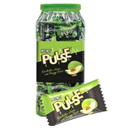 Caramelo de mango | Raw Mango Flavoured Candy | Kachcha Aam Mango Candy 672g/175units Pulse