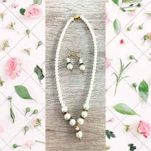 Joyas artificiales Collar multicolor de perlas | Artificial Pearl Multicolour Necklace Set