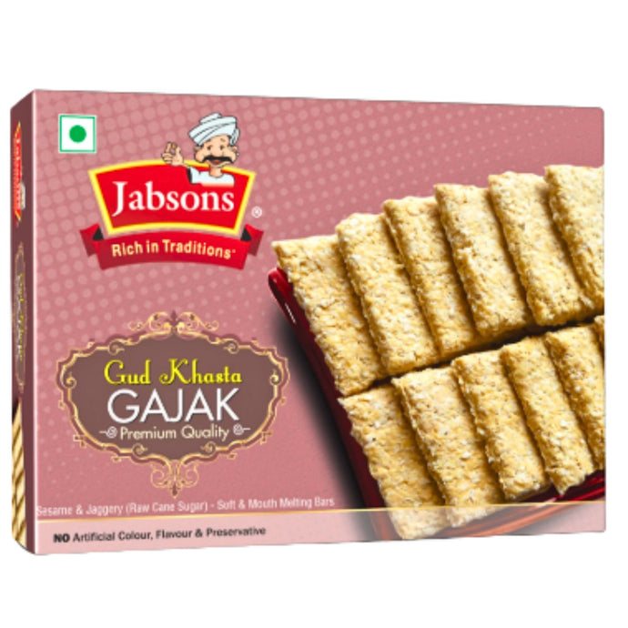 Dulce Turrón de Sesamo | Jaggery Sesame Bar | Gur Khasta Gajak 200g Jabsons