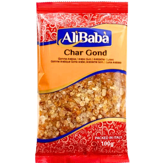 Goma arabiga | Indian Gum Tragacanth | Char Goond (gum arabica) 100g a.b.