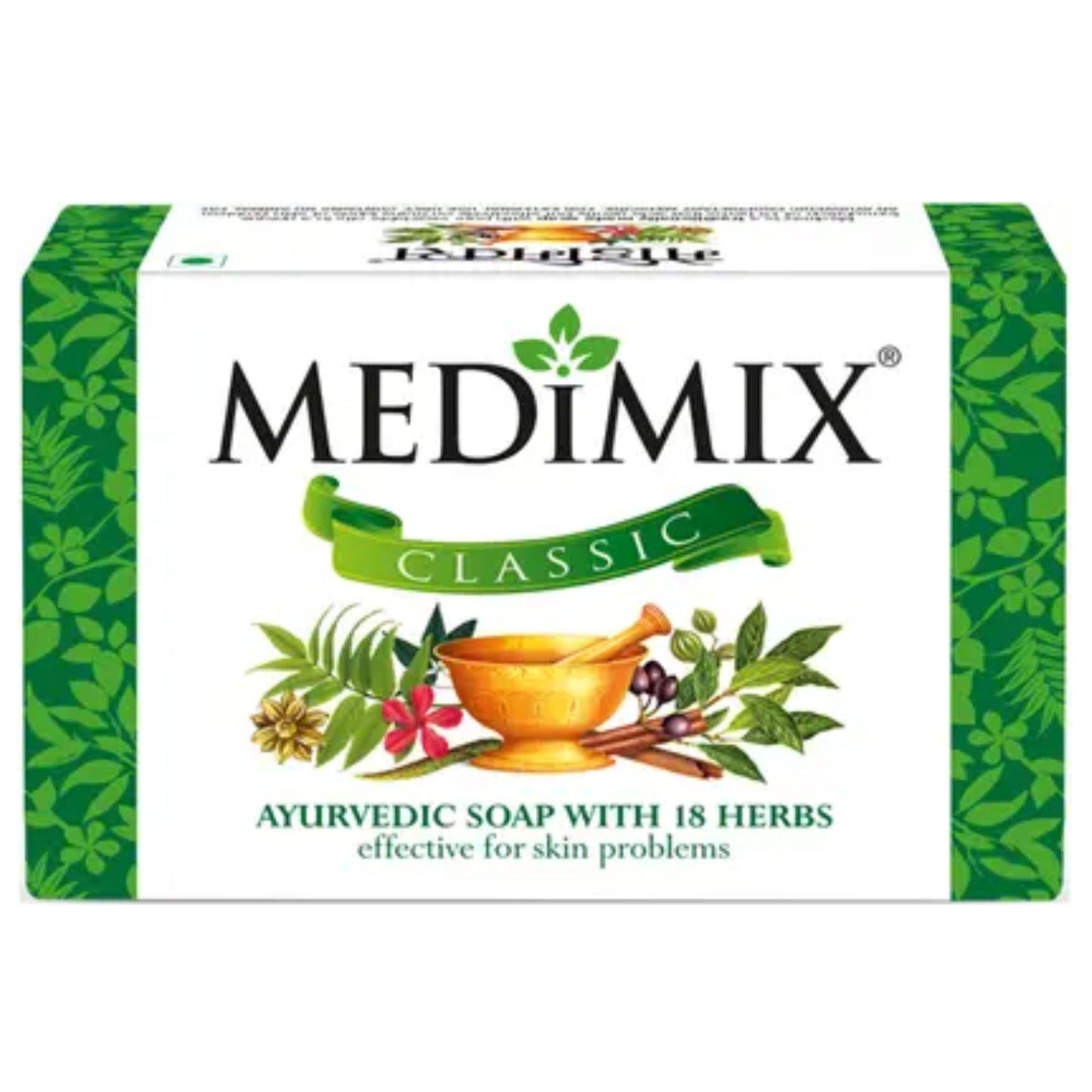 Classic Ayurvedic Soap with 18 Herbs | Medimix