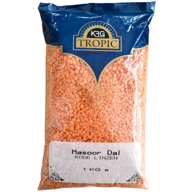 Lentejas Rojas (Lens culinaris) | Red Lentils | Masoor dal 1kg KRG