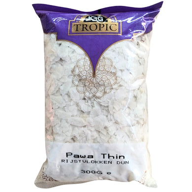 Copos de Arroz finos | Rice Flakes Thin | Poha Thin (Pawa) 300g KRG